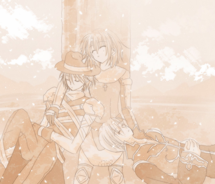 priest, assassin, and knight (ragnarok online) drawn by sharari