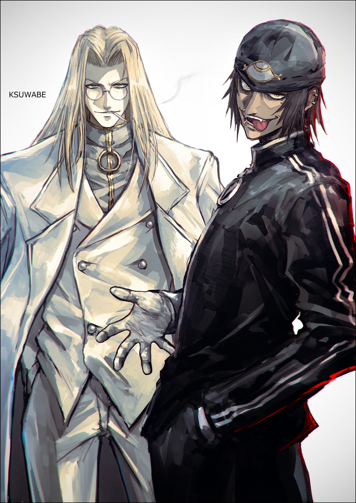 luke valentine and jan valentine (hellsing) drawn by k-suwabe