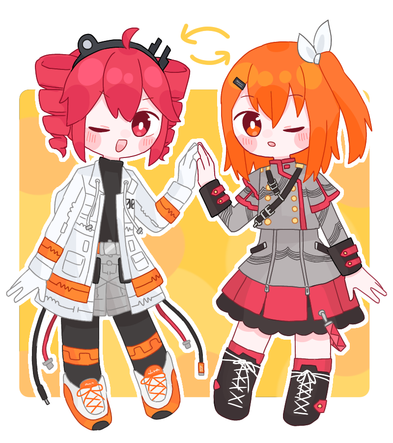 kasane teto and adachi rei (utau and 2 more) drawn by tanuzaka