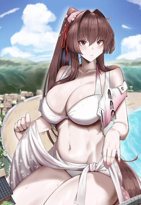 yamato and yamato kai ni (kantai collection) drawn by cliov