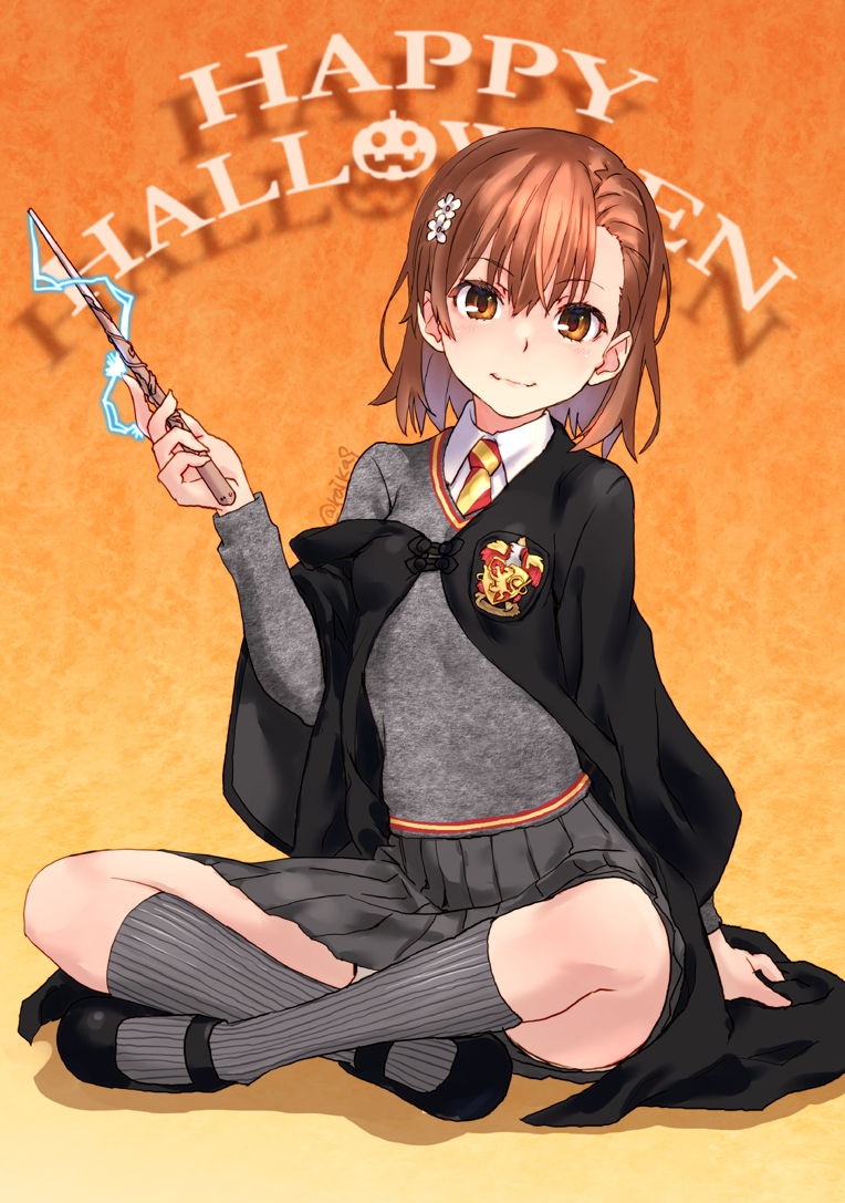 misaka mikoto (toaru majutsu no index and 3 more) drawn by raika9