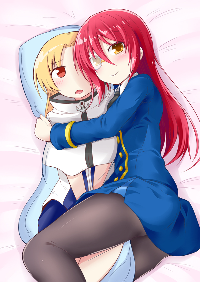 commander, cleveland, and female commander (azur lane) drawn by ichimi