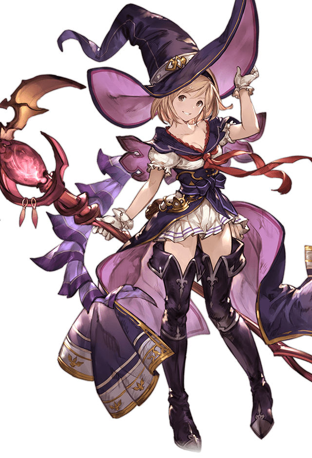 djeeta and warlock (granblue fantasy) drawn by minaba_hideo