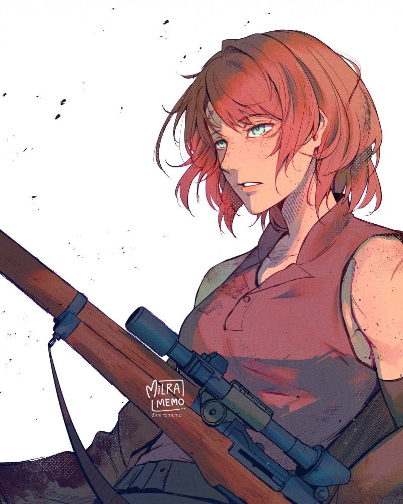 courier and noelle rutherford (fallout and 1 more) drawn by milramemo
