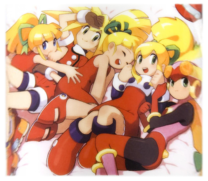roll, roll caskett, and roll.exe (mega man and 3 more) drawn by kataiwa_yuri