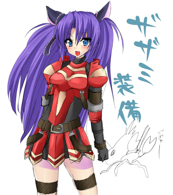 sasasegawa sasami and daimyo hermitaur (monster hunter and 1 more) drawn by masayu