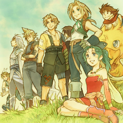 cloud strife, terra branford, squall leonhart, zidane tribal, bartz klauser, and 5 more (final fantasy and 8 more)
