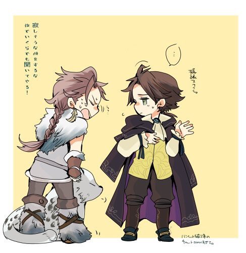cyrus albright, h'aanit, and linde (octopath traveler and 1 more) drawn by seroryu