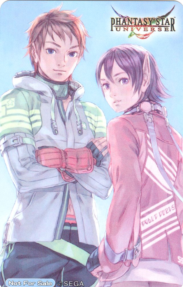 karen erra and ethan waber (phantasy star and 2 more) drawn by akikazu_mizuno