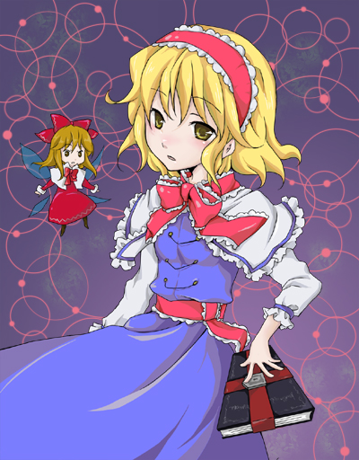 alice margatroid and shanghai doll (touhou) drawn by momoko_(kashitsuki)