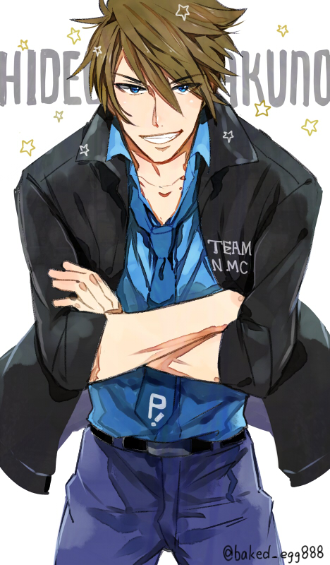 akuno hideo (idolmaster and 1 more) drawn by hoshimaru_daichi