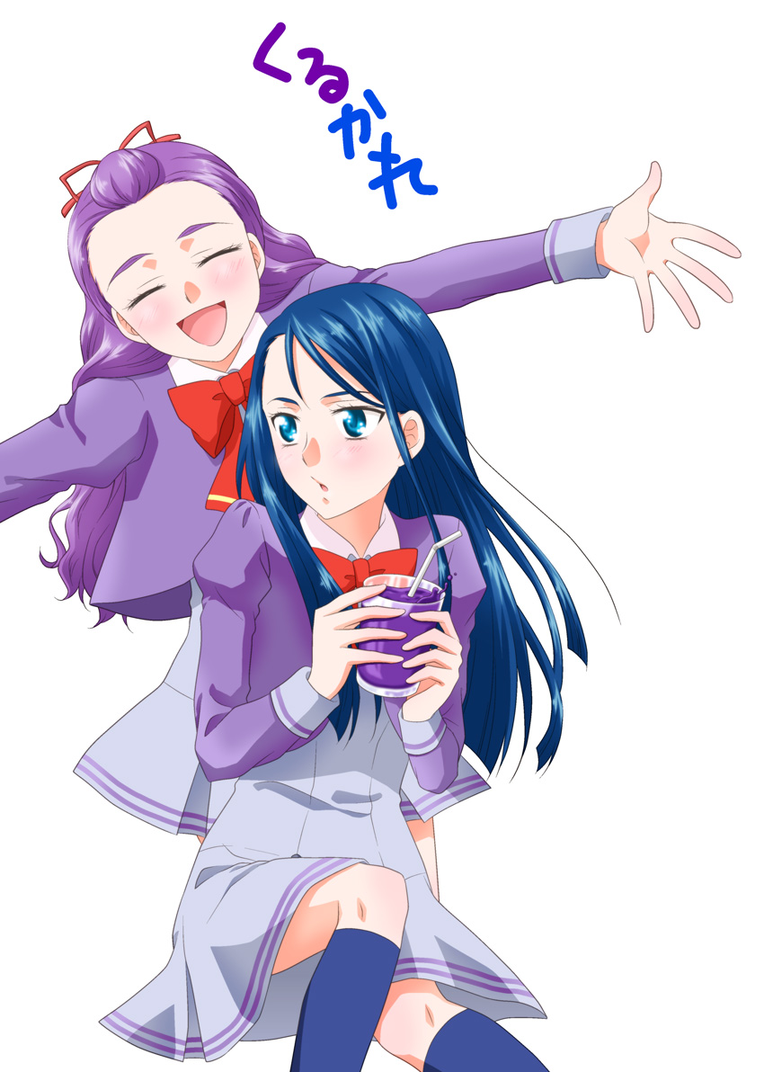 minazuki karen, mimino kurumi, and milk (precure and 2 more) drawn by udon_(shiratama)