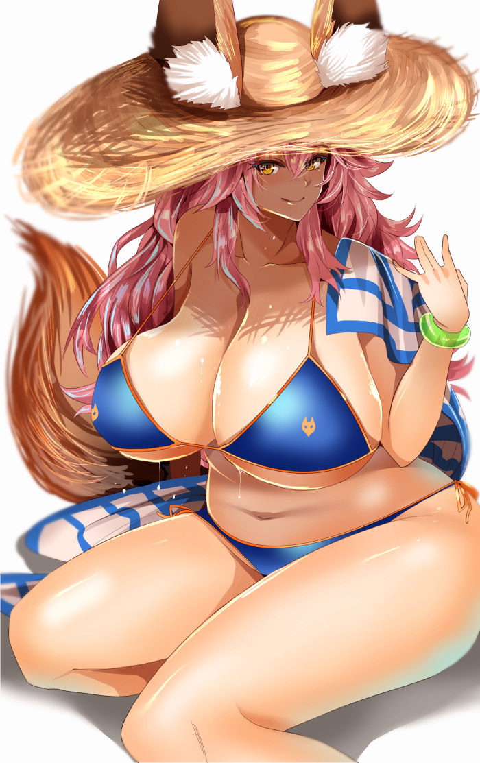 tamamo and tamamo no mae (fate and 1 more) drawn by yamada_naoko_(hideko1227)