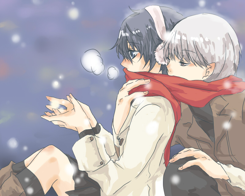 narukami yu and shirogane naoto (persona and 1 more)