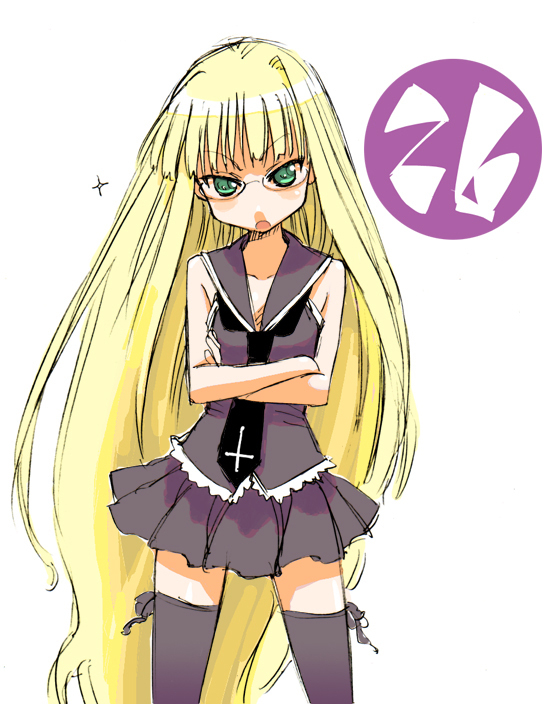 evangeline a.k. mcdowell (mahou sensei negima!) drawn by mikami_komata
