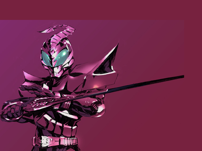 kamen rider sasword (kamen rider and 1 more) drawn by shimoguchi_tomohiro