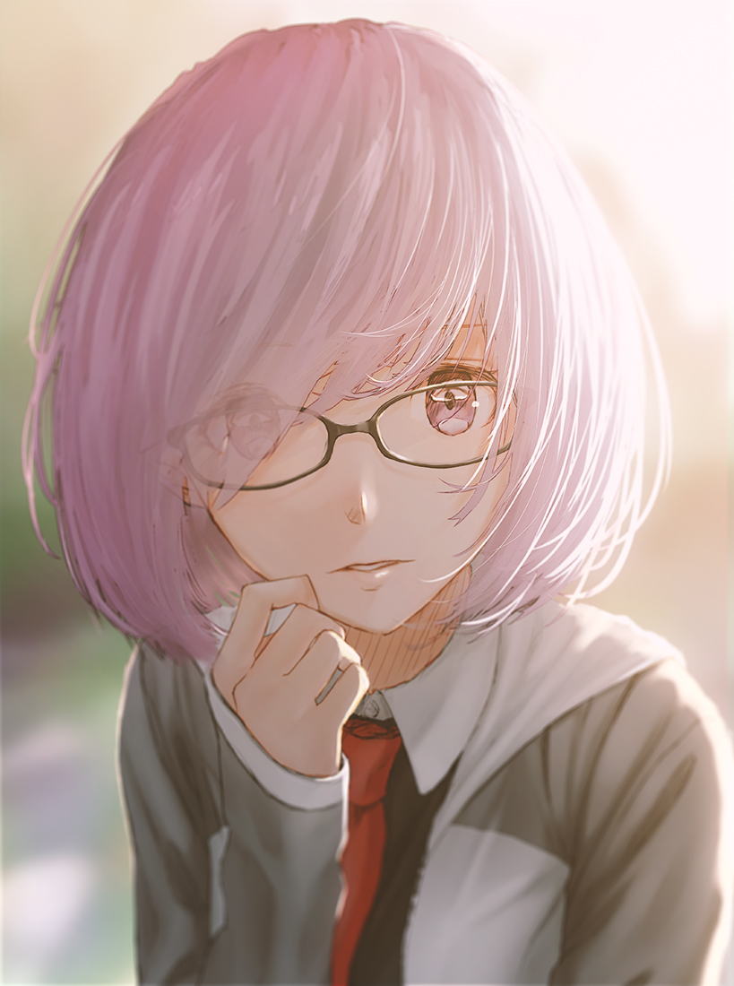 mash kyrielight (fate and 1 more) drawn by jizell