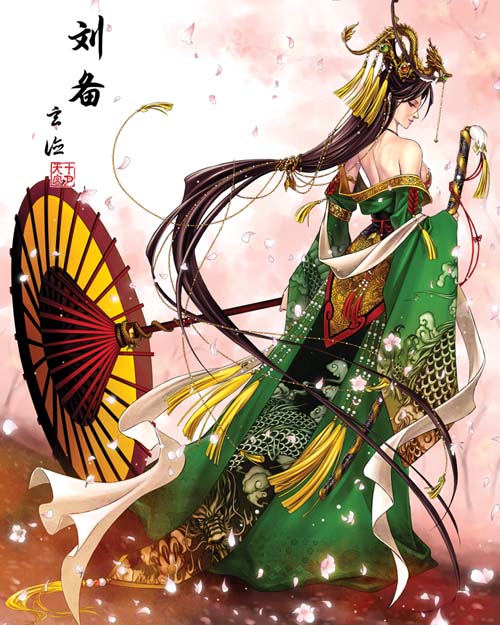 liu bei (shin sangoku musou and 1 more) drawn by shiyue_tiangong