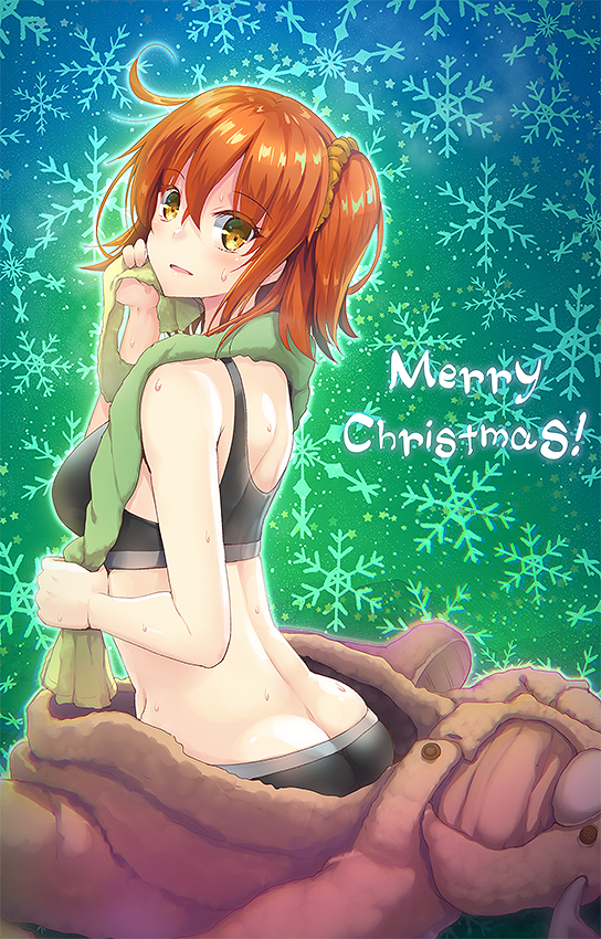 fujimaru ritsuka (fate and 1 more) drawn by akahito