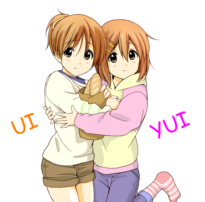 hirasawa yui and hirasawa ui (k-on!) drawn by sawanatsu_mikan