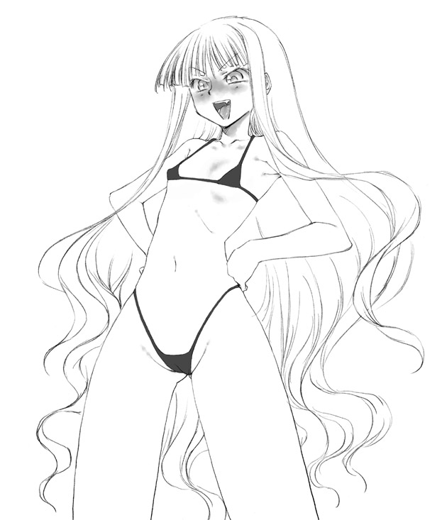 evangeline a.k. mcdowell (mahou sensei negima!) drawn by fuyube_rion