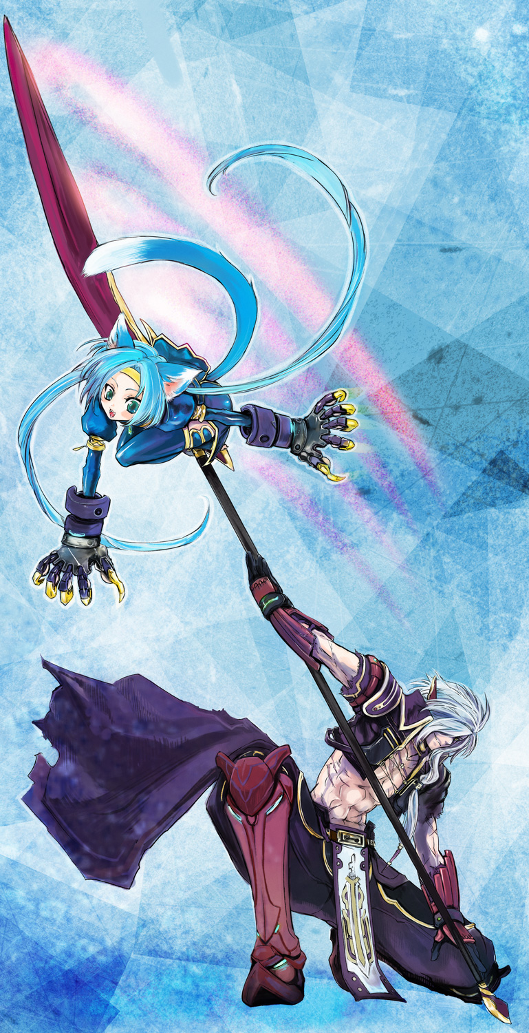 meracle chamlotte and arumat p. thanatos (star ocean and 1 more) drawn by doraeshi