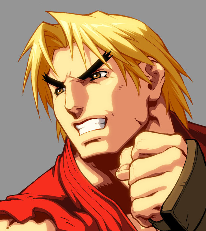 ken masters (street fighter and 1 more) drawn by alvin_lee and espen_grundetjern