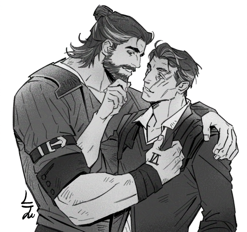 silco and vander (league of legends and 1 more) drawn by jaeun90_(lju90)