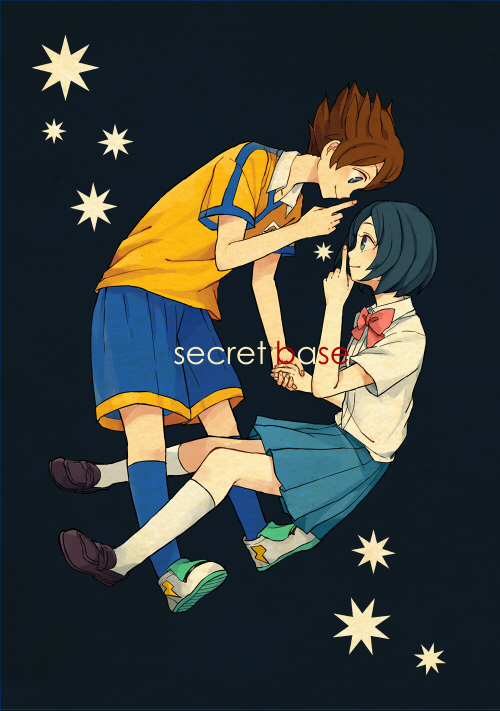 matsukaze tenma and sorano aoi (inazuma eleven and 1 more) drawn by mg633b