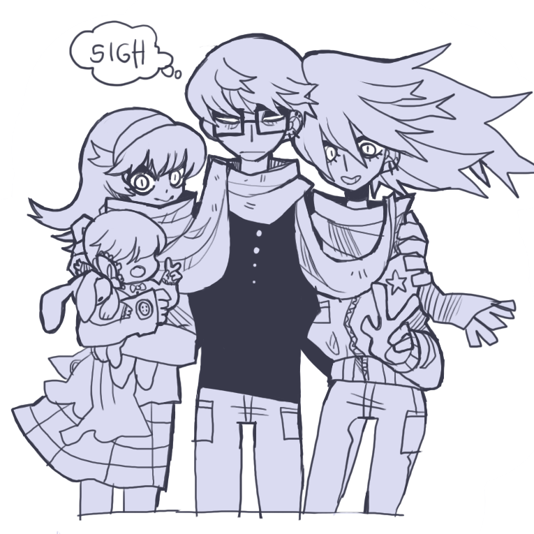 francoise arnoul, jet link, albert heinrich, and ivan whisky (cyborg 009) drawn by 0saippua