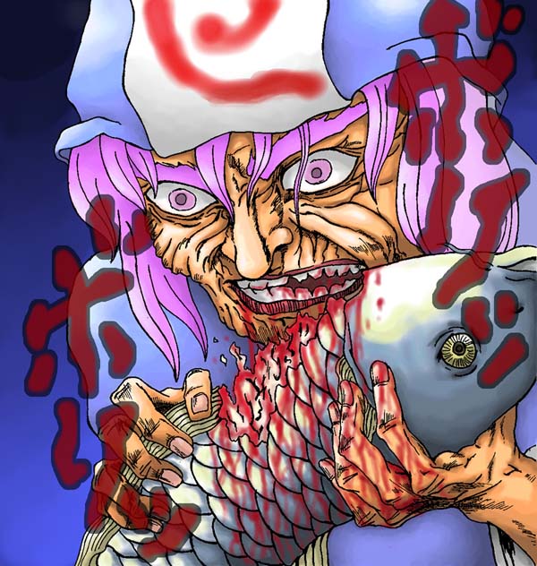 saigyouji yuyuko (touhou and 1 more) drawn by motoki
