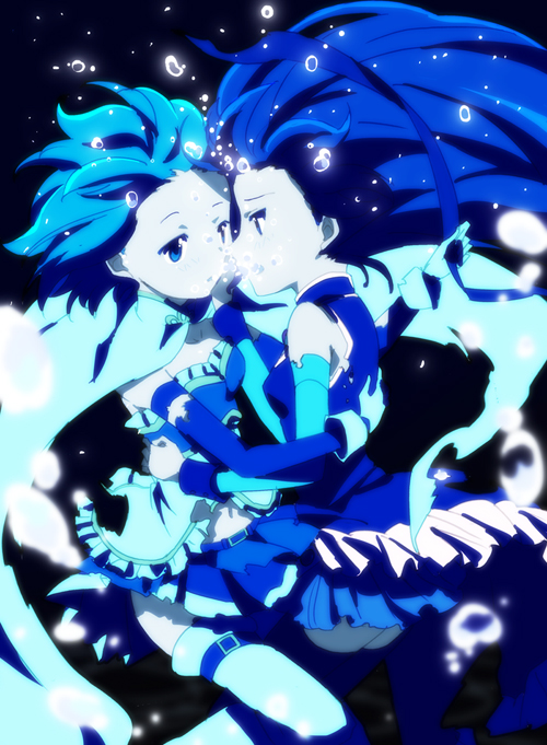 miki sayaka and sakura kyoko (mahou shoujo madoka magica) drawn by fumiko_(mesushi)