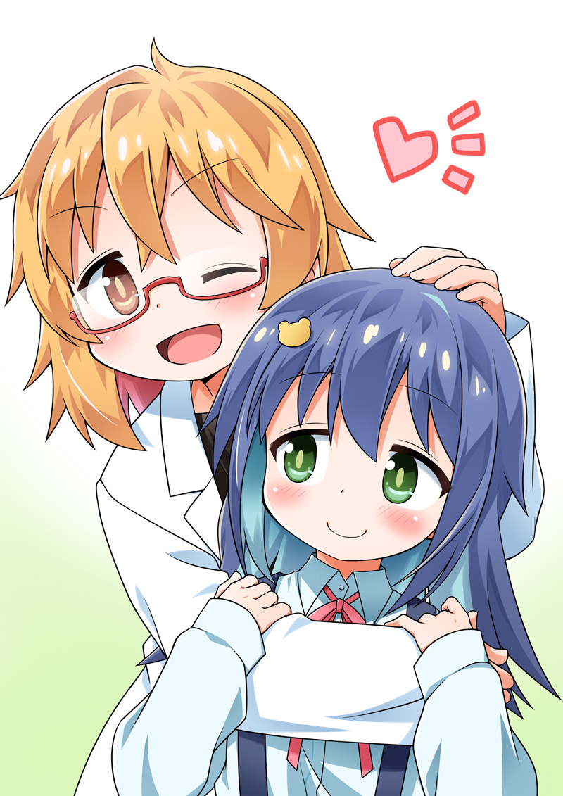 tenkawa nayuta and azuma chitose (onii-chan wa oshimai!) drawn by akou_roushi