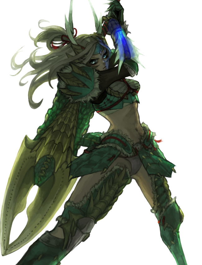 monster hunter (monster hunter and 1 more) drawn by pr_(puru)