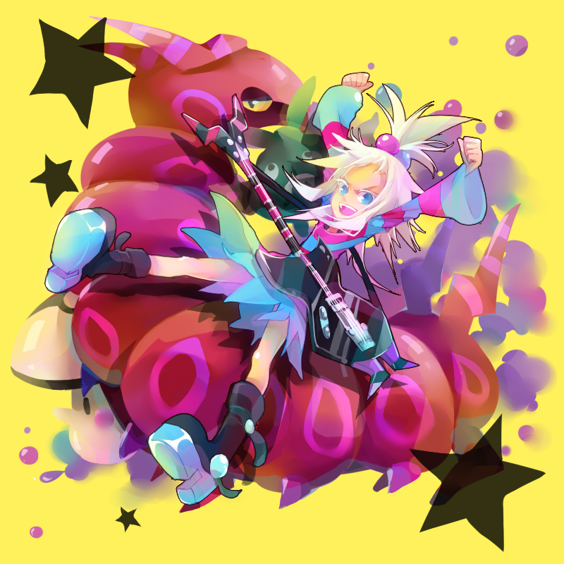 roxie, scolipede, and trubbish (pokemon and 1 more) drawn by huan_li