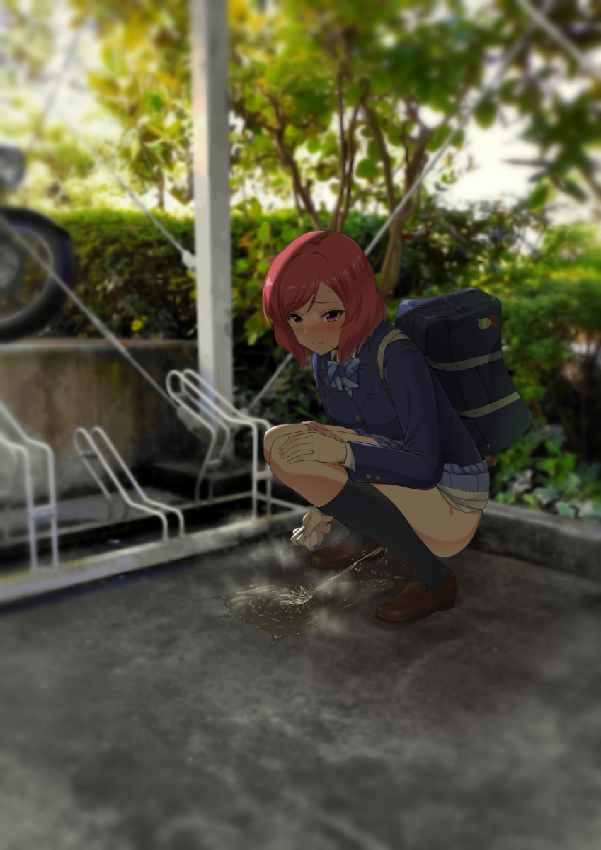 nishikino maki (love live! and 1 more) drawn by soxkyo