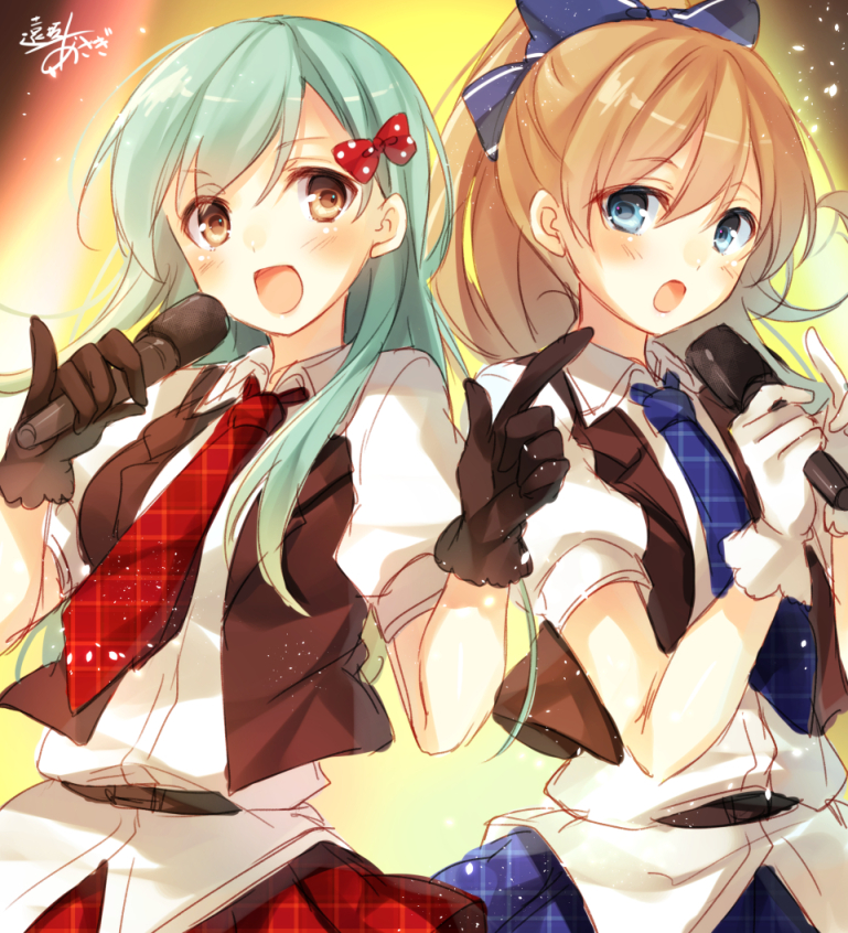 suzuya and kumano (kantai collection) drawn by toosaka_asagi