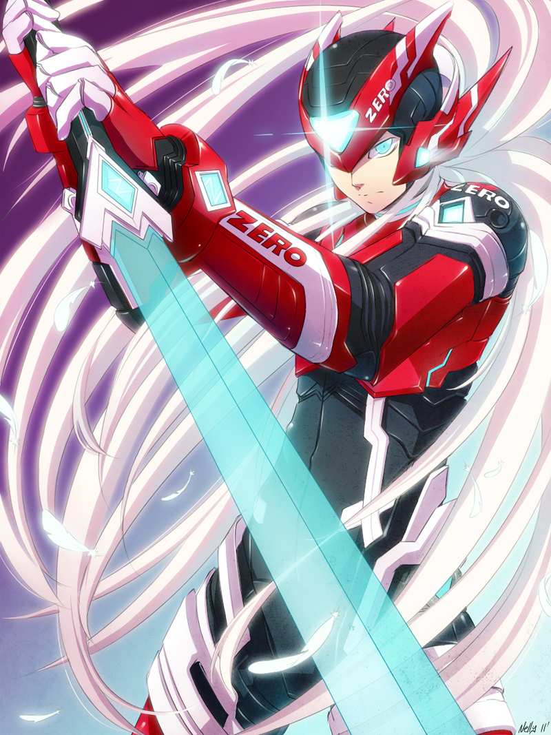 zero and zero(z) (mega man and 1 more) drawn by hanpetos