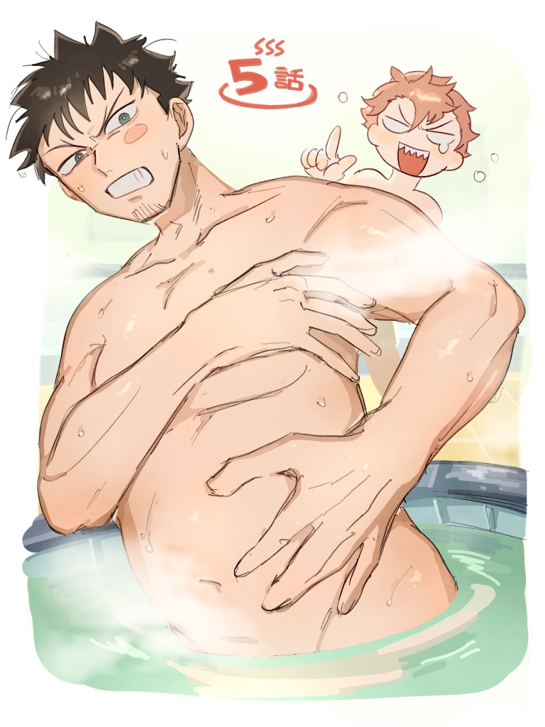hibino kafka and iharu furuhashi (kaijuu no. 8) drawn by mirukupurin_(pixiv_42424955)