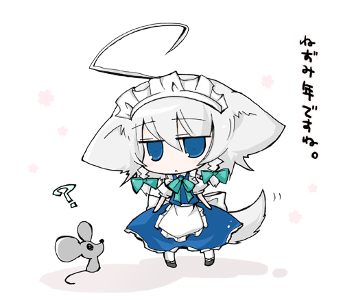 izayoi sakuya and inu sakuya (touhou) drawn by nejikirio