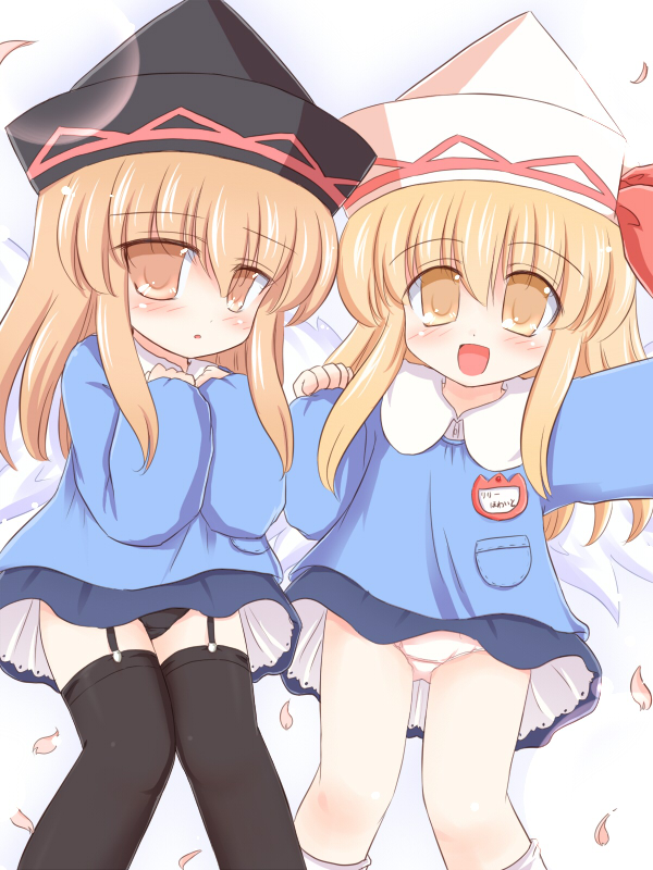 lily white and lily black (touhou) drawn by ry_(yagoyago)