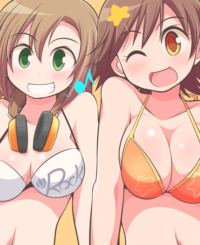 honda mio and tada riina (idolmaster and 1 more) drawn by serebi_ryousangata
