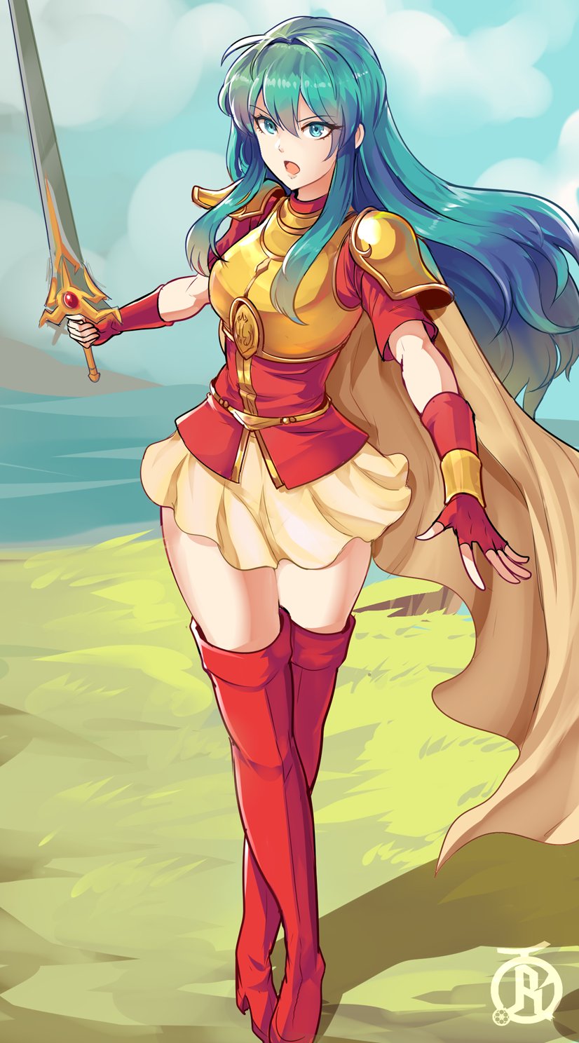 eirika (fire emblem and 1 more) drawn by revolverwing