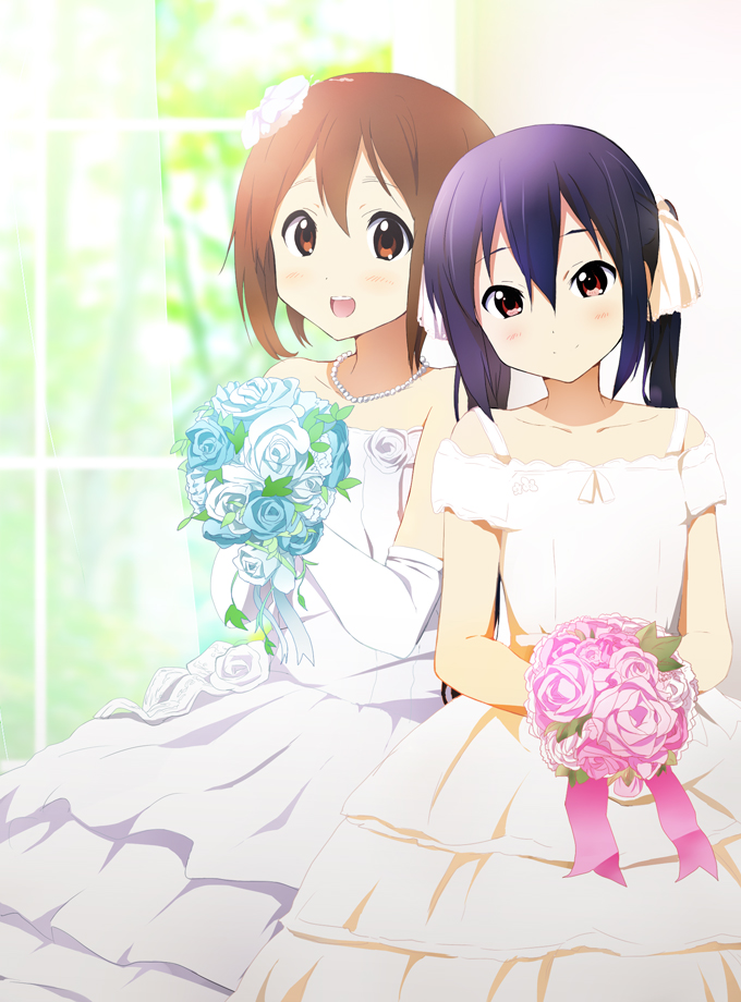 nakano azusa and hirasawa yui (k-on!) drawn by kakiuchi_itsuki
