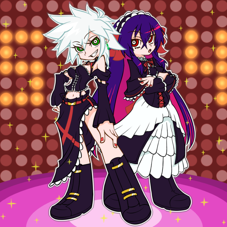 april and may (panty & stocking with garterbelt and 1 more) drawn by ayanagi_gumimi