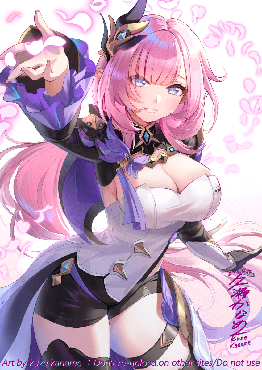 elysia (honkai and 1 more) drawn by kuze_kaname
