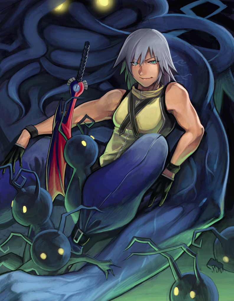 riku, shadow, and darkside (kingdom hearts and 1 more) drawn by ohji130