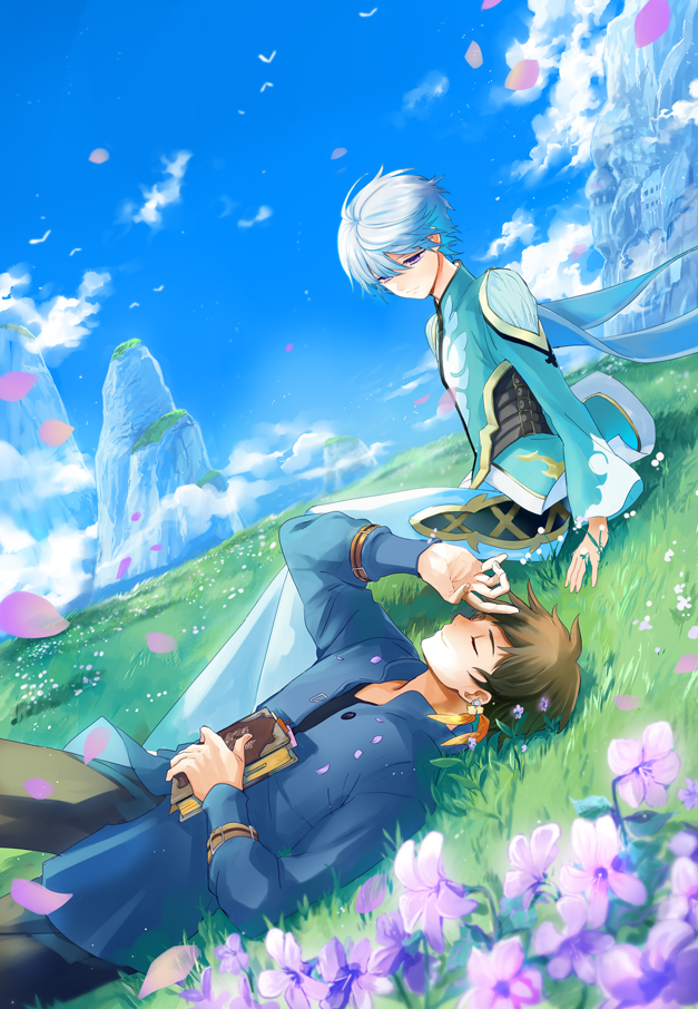 sorey and mikleo (tales of and 1 more) drawn by mooche