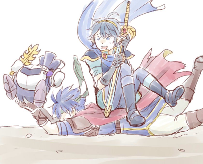 ike, meta knight, and marth (fire emblem and 4 more) drawn by cherrybrook