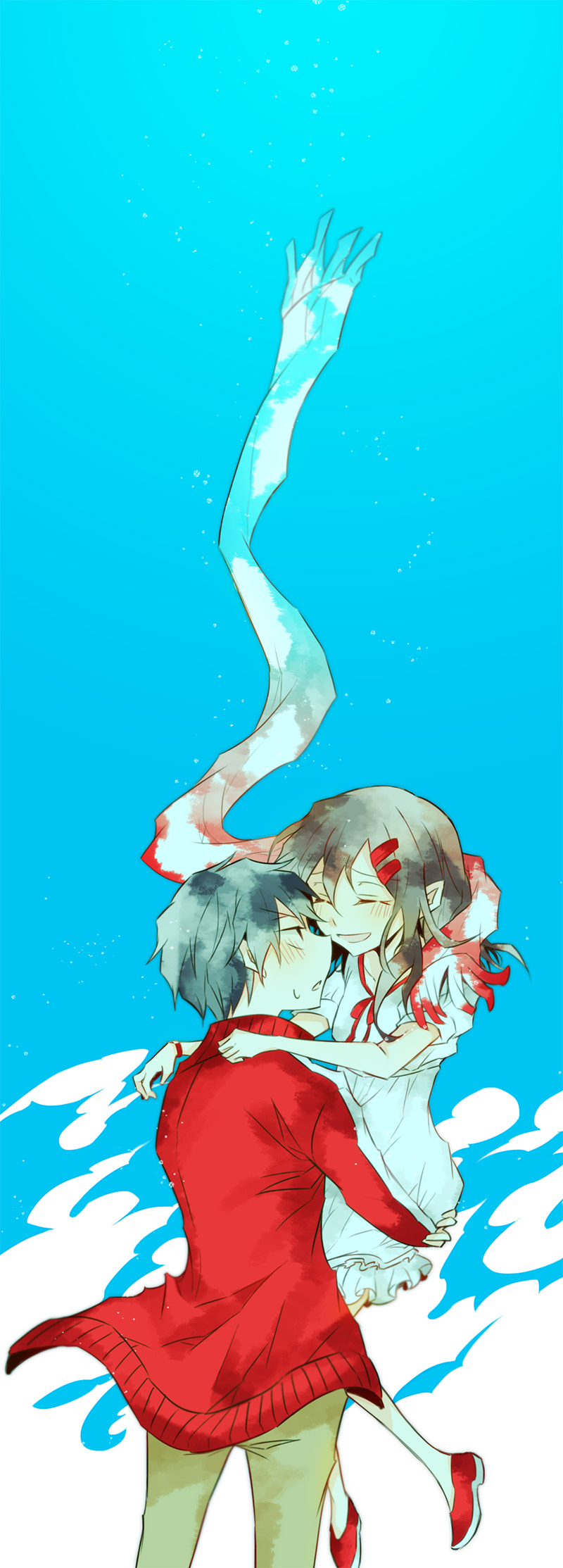 tateyama ayano and kisaragi shintarou (kagerou project) drawn by koyoshi